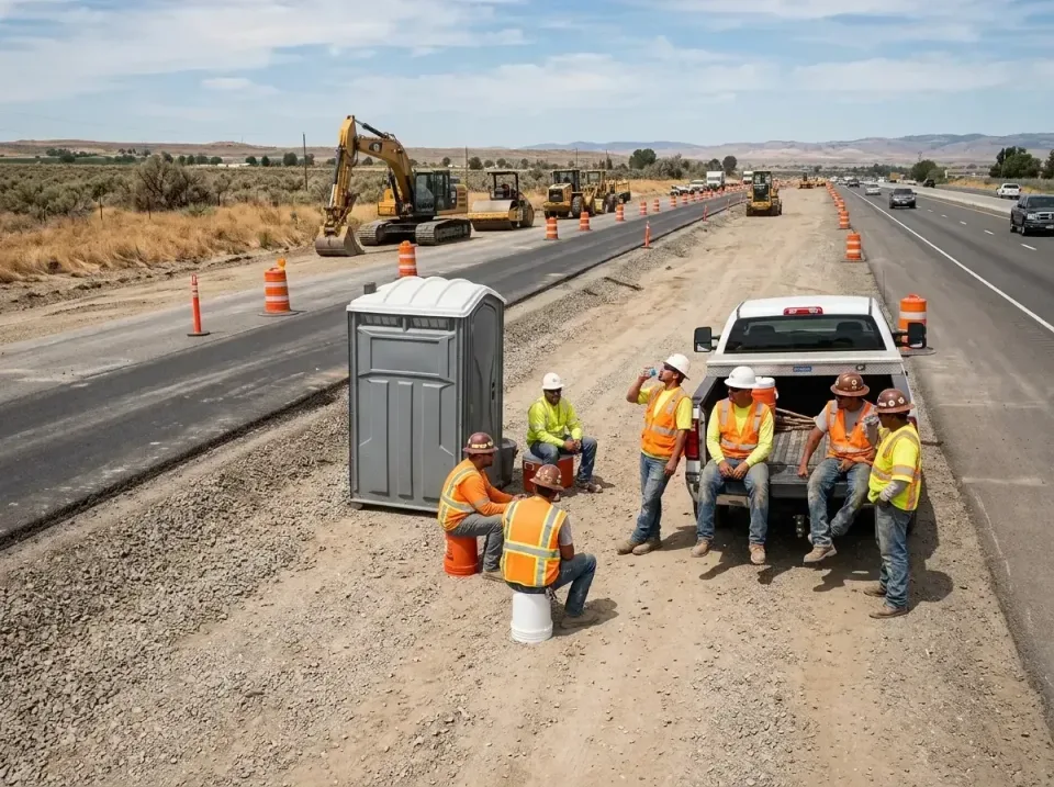 highway-road-construction-crew-007 — frequently asked questions, Porta Potty and Restroom Rentals in Pine Bluff, AR